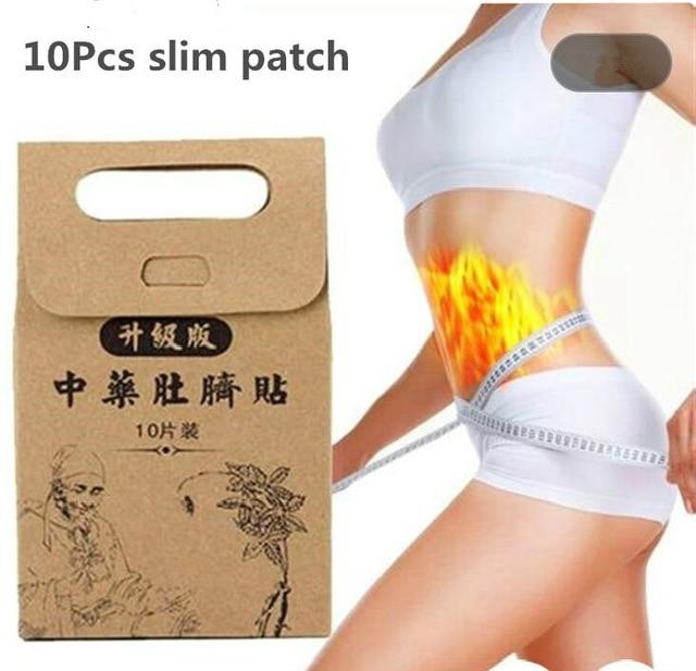 10Pcs Slimming Patch Slim Naval Weight Loss Patches Burning Fat MYMI Wonder Patch Belly Abdomen Women Slimming Massager Products