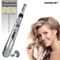 2019 Newst Electronic Acupuncture Pen Electric Meridians Laser Therapy Heal Massage Pen Meridian Energy Pen Relief Pain Tools