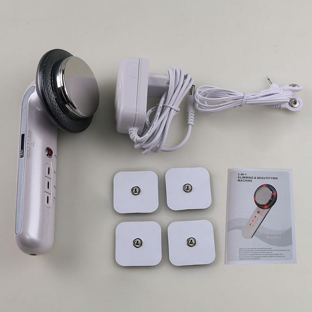 3 in 1 EMS Body Slimming Ultrasound Cavitation Infrared Massager Fat Burner Galvanic Infrared Ultrasonic Therapy Dropshipping