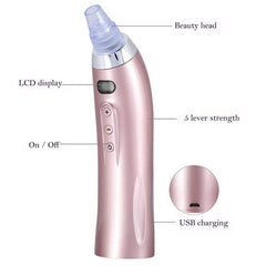 Fast Blackhead Removal Apparatus Clean Skin Care Acne 5 Speed 2 Colors ABS Pore Contraction Fashion Woman Beauty Health