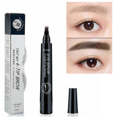 Microblading Eyebrow Pen Waterproof Fork Tip Eyebrow Tattoo Pencil Long Lasting Professional Fine Sketch Liquid Eye Brow Pencil