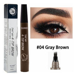 Microblading Eyebrow Pen Waterproof Fork Tip Eyebrow Tattoo Pencil Long Lasting Professional Fine Sketch Liquid Eye Brow Pencil